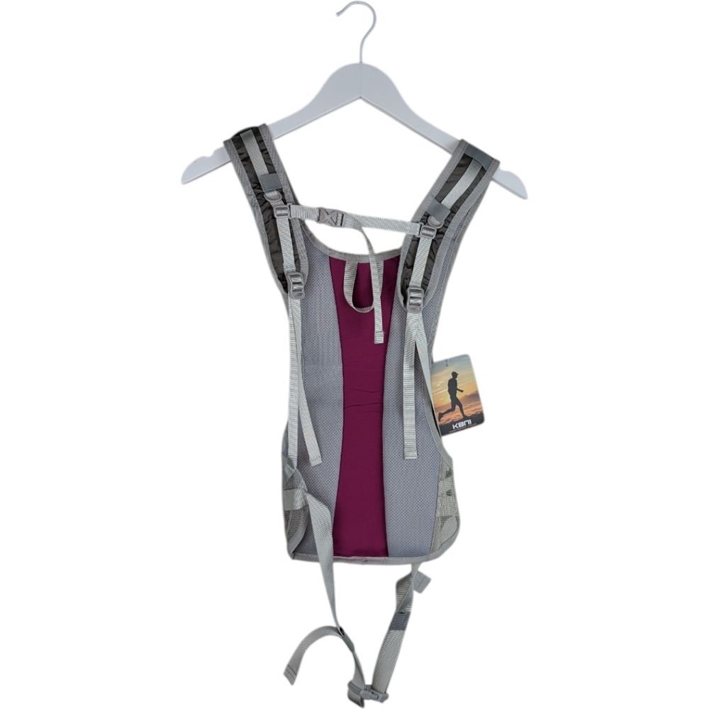NWT KBNI Hydration Backpack Gray‎ and Purple - Picture 4 of 9